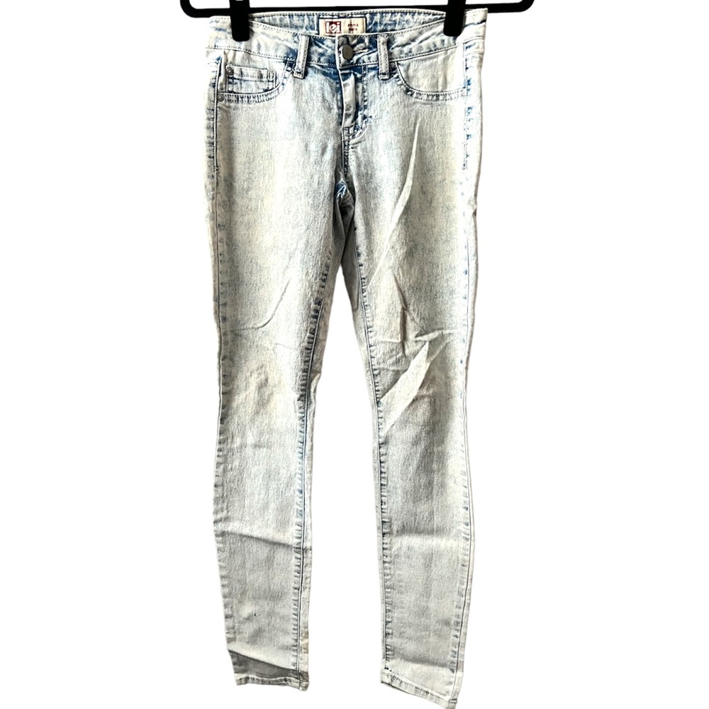 LEI | ACID WASH SKINNY JEANS - STRETCHY DENIM JEGGING - Picture 14 of 14